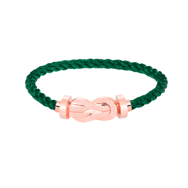 [ELANLUXE]CHANCE LARGE 8 FIGURE BUCKLE NO DIAMOND BRACELET ROSE GOLD
