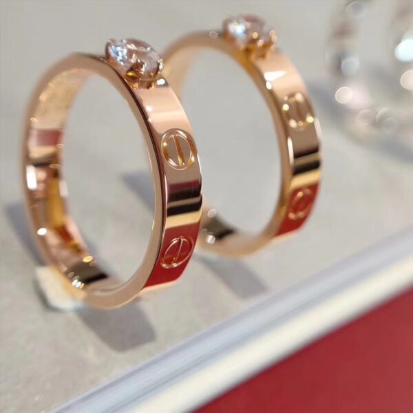 [ELANLUXE]LOVE RING 3.6MM 1 BIG DIAMOND