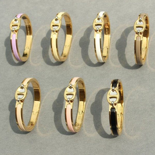 [ELANLUXE]CLIC CHAINE GOLD BRACELET