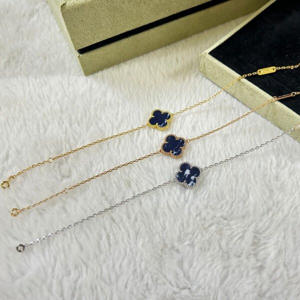 [ELANLUXE]CLOVER 1 MOTIF PIETERSITE BRACELET