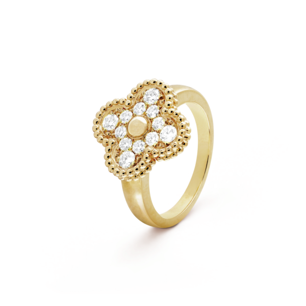 [ELANLUXE]CLOVER DIAMOND RING