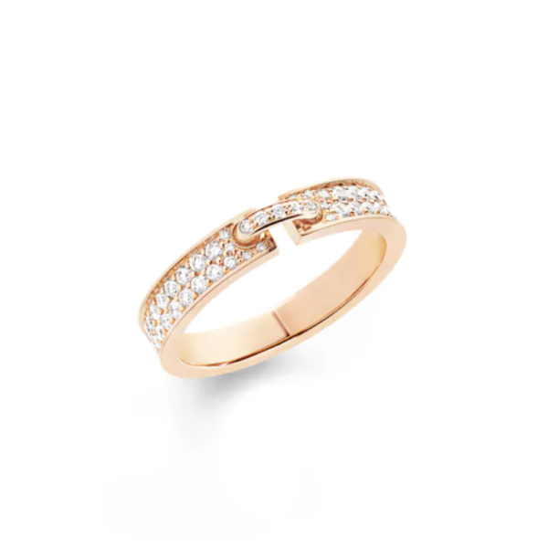 [ELANLUXE]ALLIANCE LIENS VIDENCE PAVED DIAMOND 4MM RING