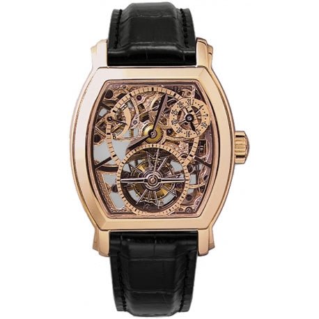 Vacheron Constantin Malte Tonneau Tourbillon Openworked18K Rose Gold Men’s Watch, Preowned-30067/000r-8954 Vacheron Constantin