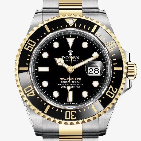Automatic Watch Replica DeepSea Dark Gold Black Dial  100903