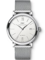 Replica Portofino Automatic IW356505 Steel White Dial Milanese Mesh Bracelet 40mm