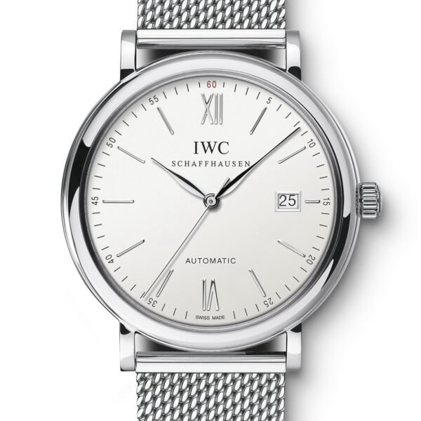 Replica Portofino Automatic IW356505 Steel White Dial Milanese Mesh Bracelet 40mm