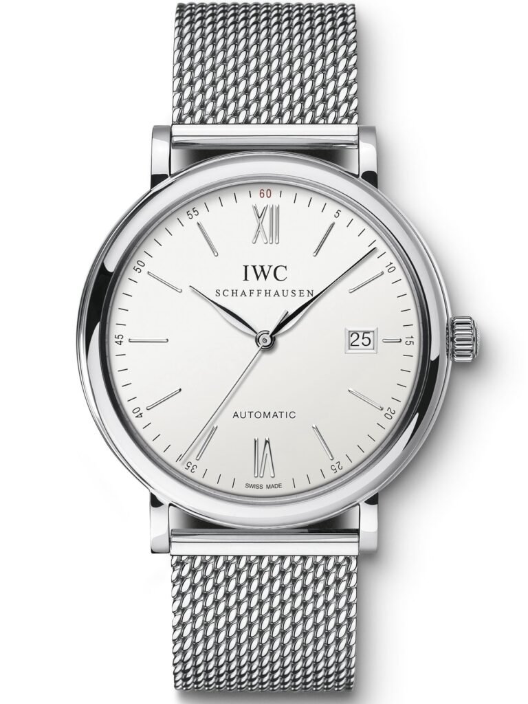 Replica Portofino Automatic IW356505 Steel White Dial Milanese Mesh Bracelet 40mm