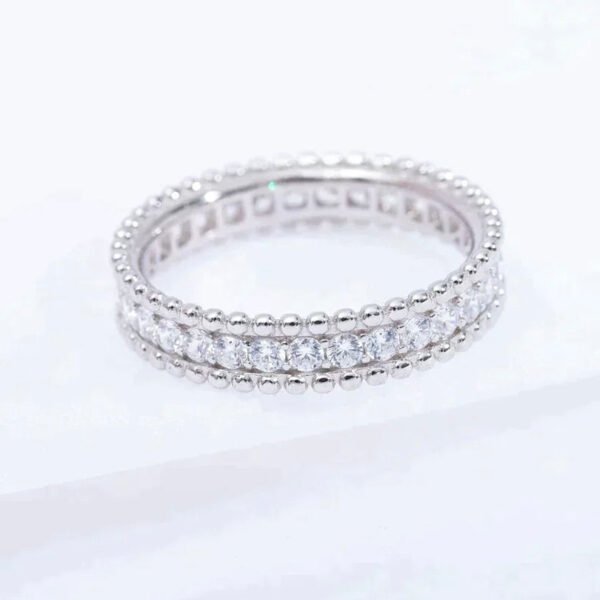 [ELANLUXE]PERLEE DIAMOND SILVER RING
