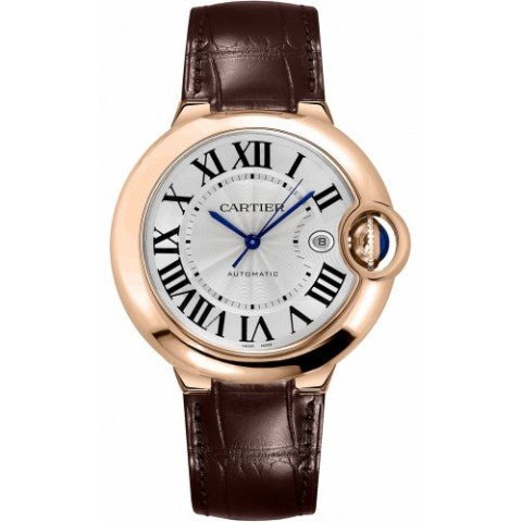Ballon Bleu Brown Leather 904l Stainless Steel Automatic Mechanical Watch 42mm/36mm
