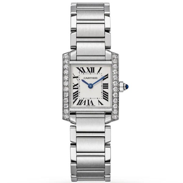 Replica Tank 904l Stainless Steel Quartz Watch 26mm/22mm