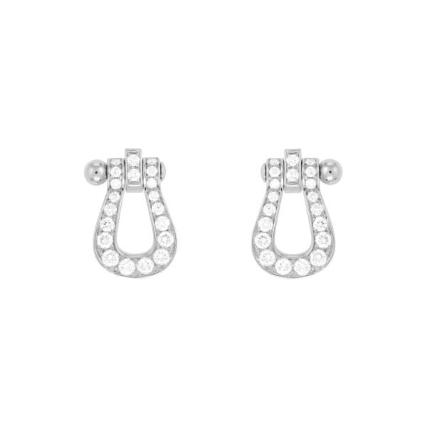 [ELANLUXE]FORCE 10 FULL DIAMOND STUD EARRINGS MINI MODEL
