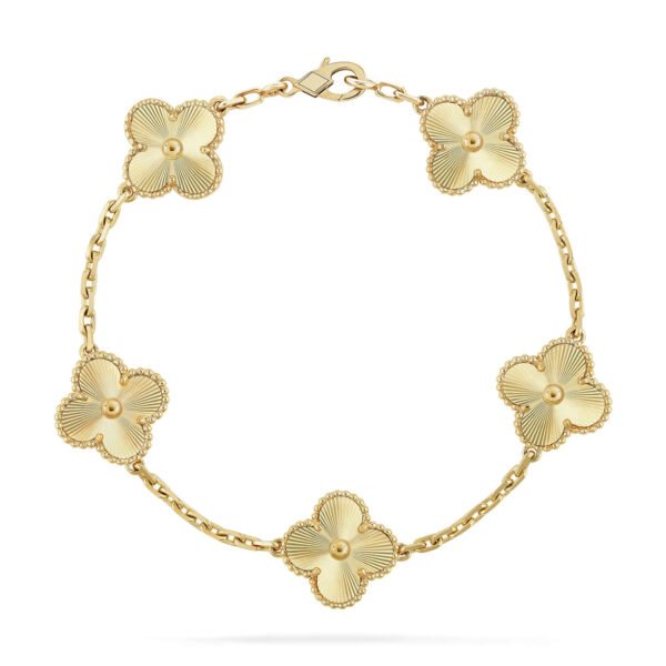 [ELANLUXE]CLOVER 5 FLOWERS LASER BRACELET