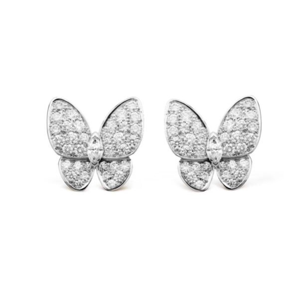 [ELANLUXE]BUTTERFLY ALL DIAMOND EARRINGS
