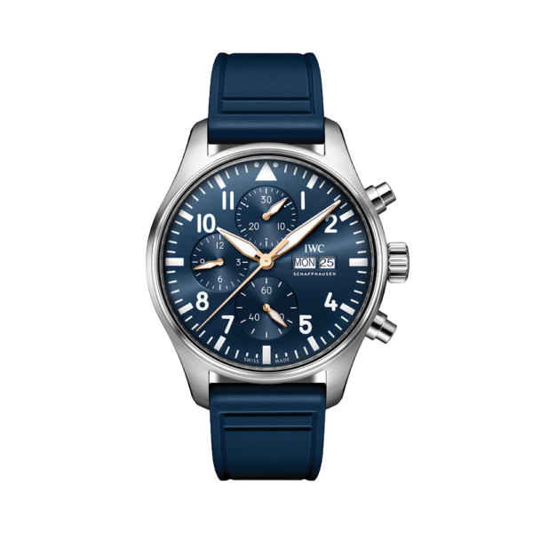 Pilot’s Watch Chronograph Le Petit Prince 43mm - Blue on Rubber Strap