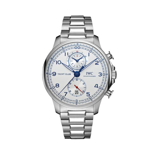 Portugieser Yacht Club Chronograph 44.6mm - Silver-Plated on Bracelet