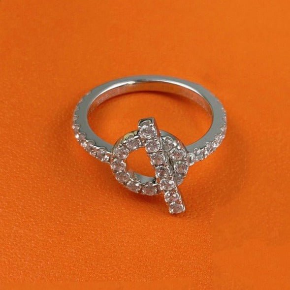 [ELANLUXE]ECHAPPEE RING SILVER DIAMOND