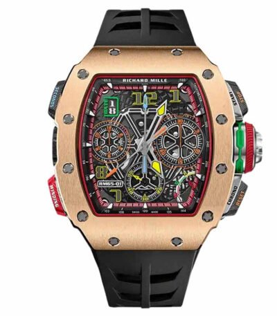 Richard Mille RM 65-01 Automatic Split Seconds Chronograph Rose Gold Titanium