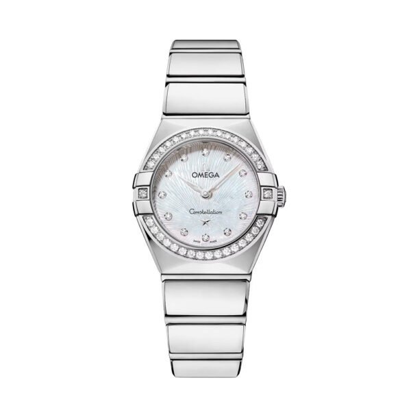 Constellation Diamonds Quartz 25mm - White, Mother-of-Pearl on Bracelet