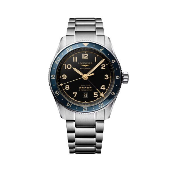 Spirit Zulu Time Blue Ceramic Bezel 42mm - Black on Bracelet