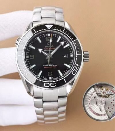Automatic Mechanical Watch Replica Seamaster Black Dial 062203