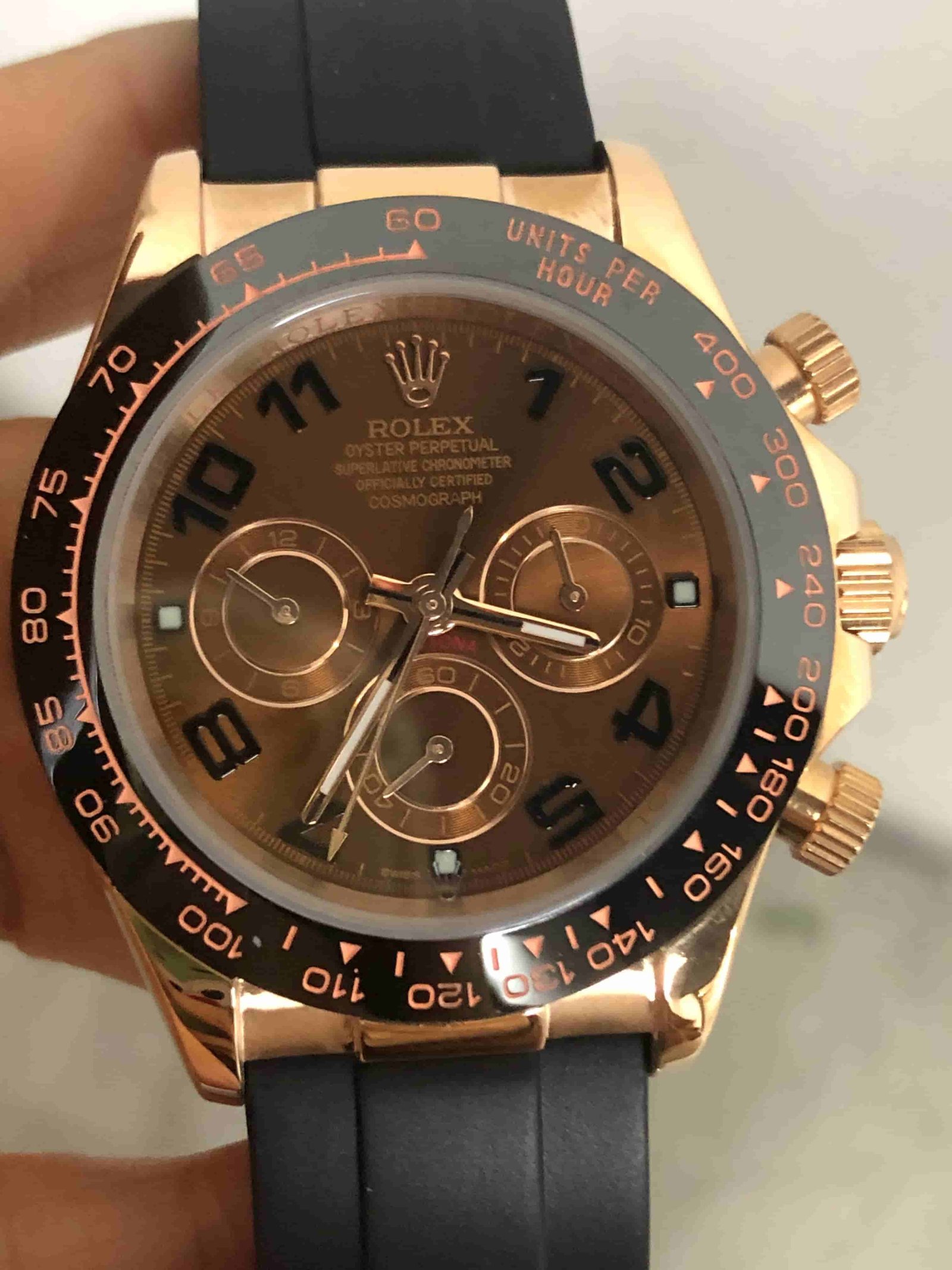 bd80a64e8bb646151758442723728931 Replica Automatic Watch for Men 40mm Daytona R201
