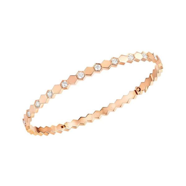 [ELANLUXE]BEE LOVE PINK GOLD DIAMOND BRACELET