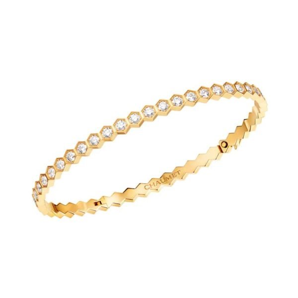 [ELANLUXE]BEE LOVE GOLD BRACELET FULL DIAMOND