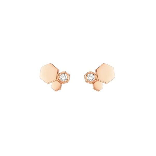 [ELANLUXE]BEE LOVE PINK GOLD DIAMOND EARRINGS