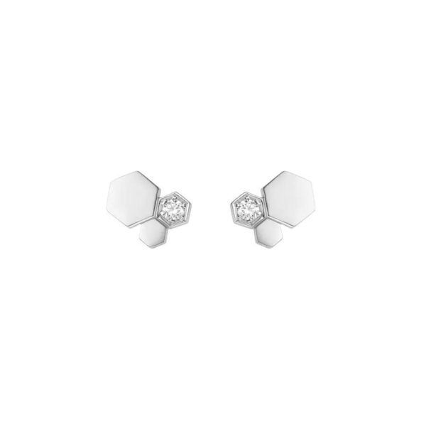 [ELANLUXE]BEE LOVE SILVER DIAMOND EARRINGS