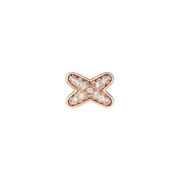 [ELANLUXE]JEUX DE PINK GOLD DIAMOND EARRINGS