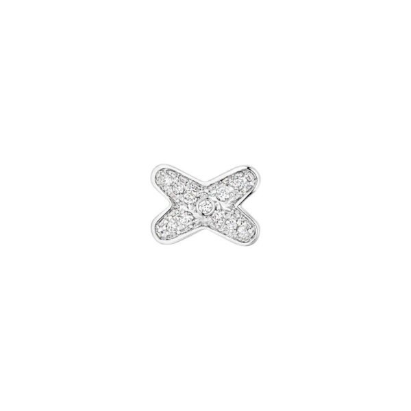 [ELANLUXE]JEUX DE SILVER DIAMOND EARRINGS