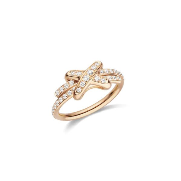 [ELANLUXE]JEUX DE RING PINK GOLD DIAMOND