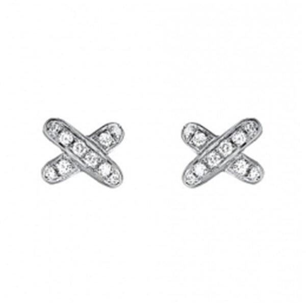 [ELANLUXE]JEUX DE DIAMOND EARRINGS