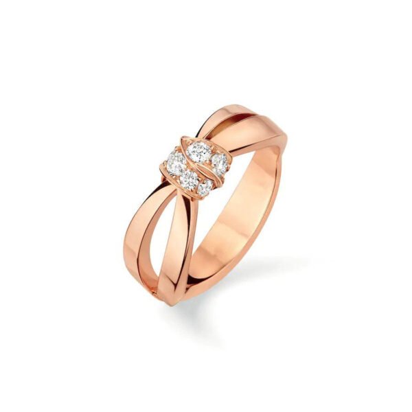 [ELANLUXE]LIENS RING PINK GOLD DIAMOND