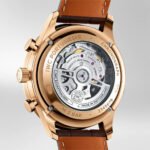 Replica Portugieser Chronograph IW371611 Steel White Dial Brown Alligator Strap 40.9mm