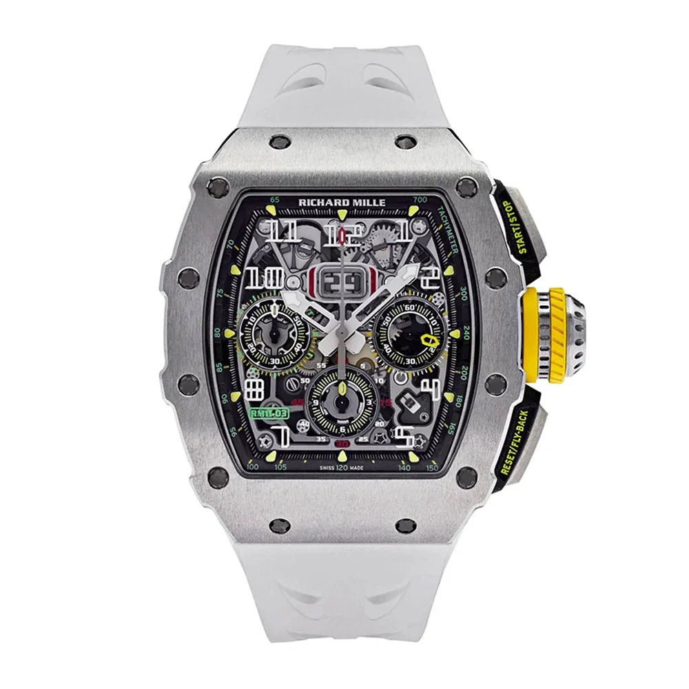 g0rm11-03-01-001 Richard Mille RM 11-03 Automatic Flyback Chronograph Titanium