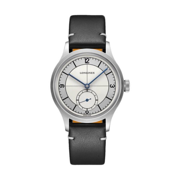 Heritage Classic Sector Dial 38.5mm - Silver on Leather Strap