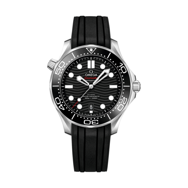 Seamaster Diver 300M 42mm - Black on Rubber Strap