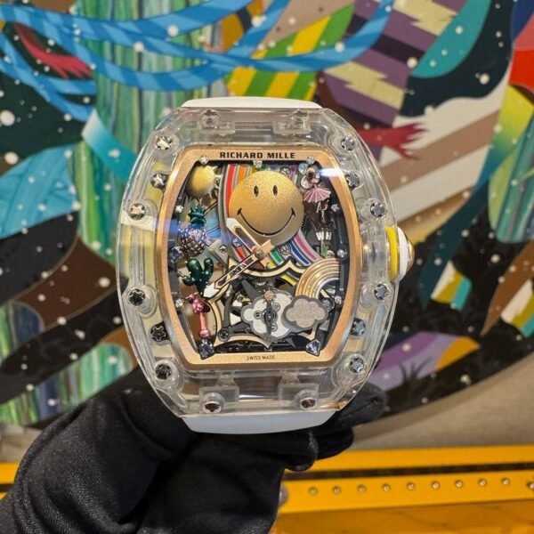 Richard Mille RM 88 White Sapphire Tourbillon Smiley – Limited Edition | DubaiLuxuryWatch