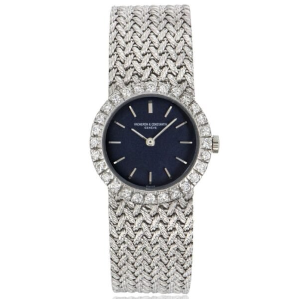 VACHERON CONSTANTIN COCKTAIL DRESS WATCH WHITE GOLD DIAMOND SET 7646