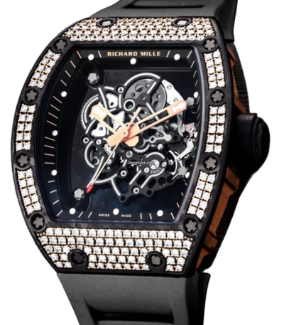Richard Mille Rm 055 Rg Ca Tpt Bubba Watson Diamond Set Black Edition