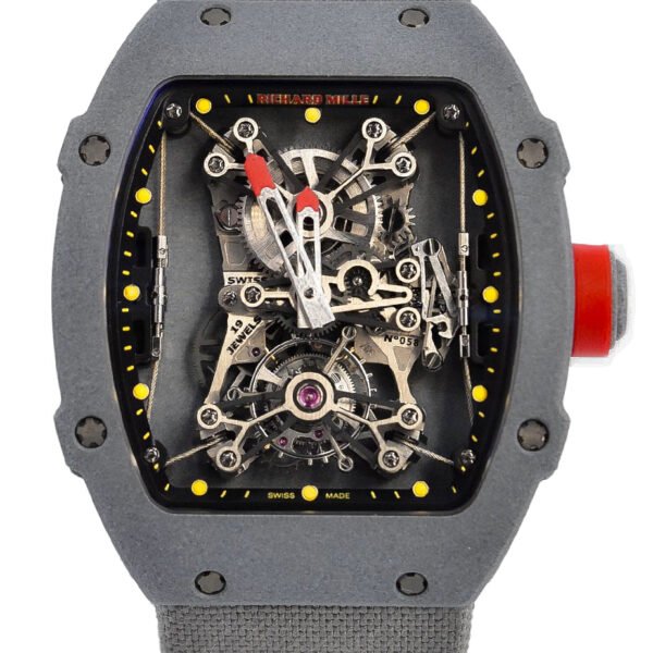 Richard Mille Rm 27-01 Tourbillon Rafael Nadal Men's Watch - Carbon Nanotubes Case, Velcro Strap