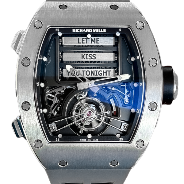 Richard Mille Rm 69 Manual Winding Tourbillon 50mm X 42.70mm Titanium Black Rubber Straps Men’s Watch