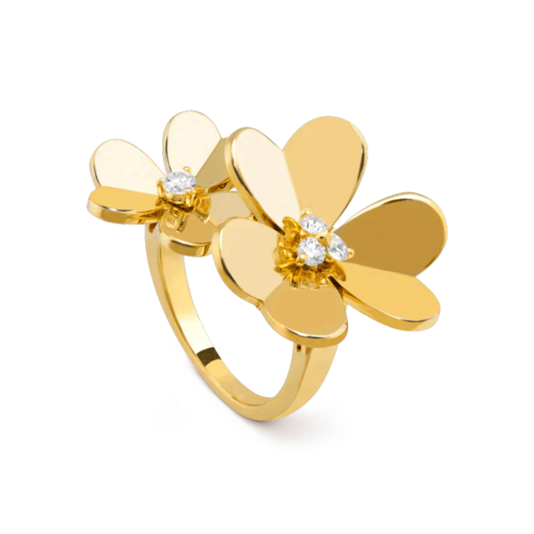 [ELANLUXE]CLOVER COMOS GOLD DIAMOND RING