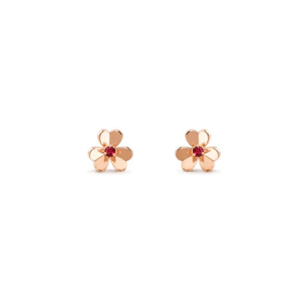 [ELANLUXE]FRIVOLE  FLOWER PINK EARRINGS