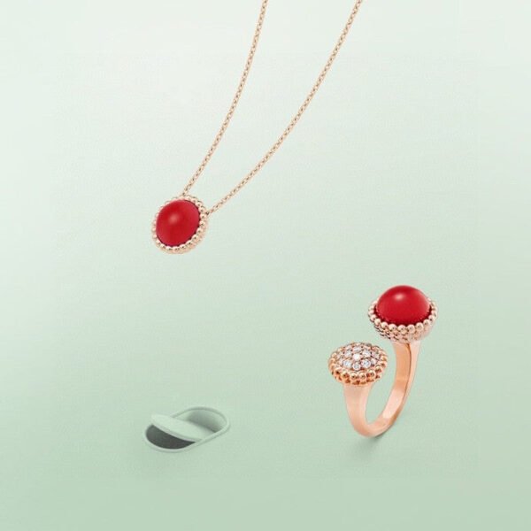[ELANLUXE]PERLEE COULEURS DIAMOND ROSE GOLD BETWEEN THE FINGER RING