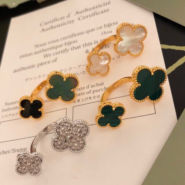 [ELANLUXE]CLOVER BETWEEN THE FINGER RING